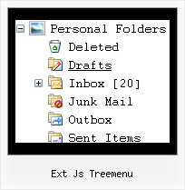 Ext Js Treemenu Menu Con Mouseover Tree