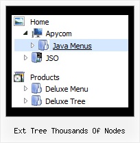 Ext Tree Thousands Of Nodes Tree Pull Down Menu