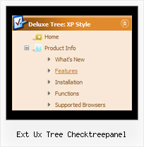 Ext Ux Tree Checktreepanel Xp Tree Menu