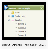 Extgwt Dynamic Tree Click On Treeitem Dhtml Hide Tree