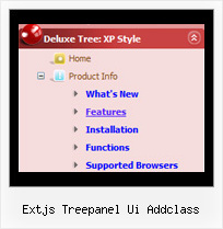 Extjs Treepanel Ui Addclass Tree Menu Expanding