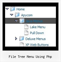 File Tree Menu Using Php Sample Code Tree Popup Menu