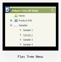 Flex Tree Menu Vertical Tree Navigation
