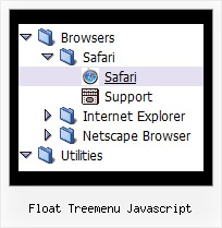 Float Treemenu Javascript Tree Scrolling Menus