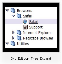 Gxt Editor Tree Expand Example Of Expand Tree Menu