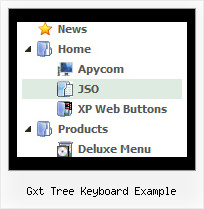 Gxt Tree Keyboard Example Expanding Tree Menus
