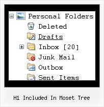 H1 Included In Moset Tree Tree Navigation Bar Tutorial