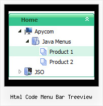 Html Code Menu Bar Treeview Tree Drop Down Menu Template