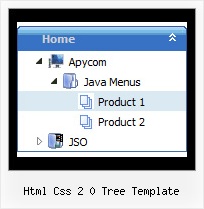 Html Css 2 0 Tree Template Javascript Tree Pop
