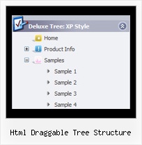 Html Draggable Tree Structure Horizontal Dropdown Menu Tree