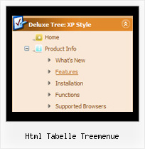 Html Tabelle Treemenue Toolbar Menu Tree
