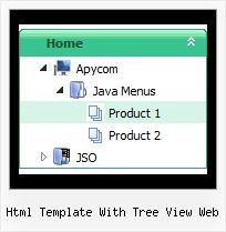 Html Template With Tree View Web Expandable Menus Tree