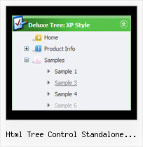 Html Tree Control Standalone Javascript Tree Expand Menu Example
