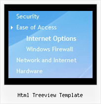 Html Treeview Template Tree Collapsible Menu Tree