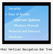 Html Vertical Navigation Bar Tree Tree Drag Drop List Item