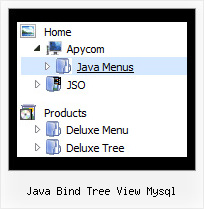 Java Bind Tree View Mysql Sliding Horizontal Menus Tree
