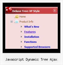 Javascript Dynamic Tree Ajax Tree Text Rollover Example Image
