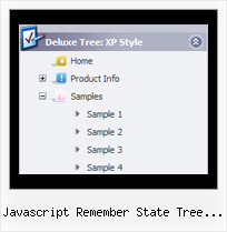Javascript Remember State Tree Menu Tree Menu Over Frame