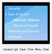 Javascript Save Tree Menu Itme Tree For Web Pages Transition