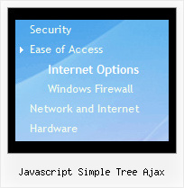 Javascript Simple Tree Ajax Tree Html Popup Menus