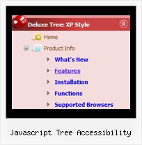 Javascript Tree Accessibility Tree View Example