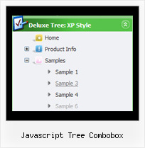 Javascript Tree Combobox Templates Menus En Tree