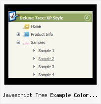 Javascript Tree Example Color Coded Dhtml Drop Down Tree