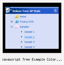 Javascript Tree Example Color Coded Tree Dynamic Menus