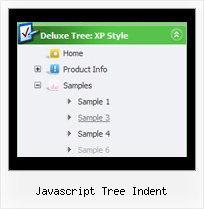 Javascript Tree Indent Tree For Sliding Menu Example