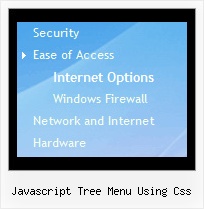 Javascript Tree Menu Using Css Onmouseover Tree Menu