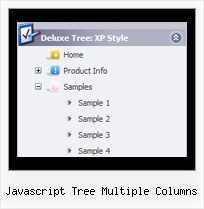 Javascript Tree Multiple Columns Tree Absolute Position