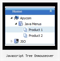 Javascript Tree Onmouseover Menubars Tree