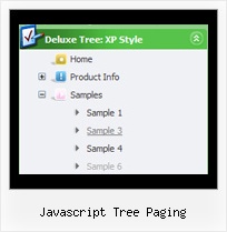 Javascript Tree Paging Tree Menu Script