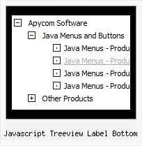 Javascript Treeview Label Bottom Tree Menu Navigation