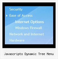 Javascripts Dynamic Tree Menu Slide Down Tree Menu
