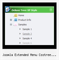 Joomla Extended Menu Csstree Tutorial Tree Mouse Over Menu Example