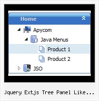 Jquery Extjs Tree Panel Like Plugin Tree Scrolling Navbar