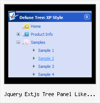 Jquery Extjs Tree Panel Like Plugin Tree View Navigation Bar
