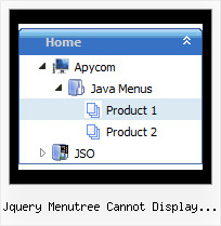 Jquery Menutree Cannot Display Image Tree View Navigation Bar