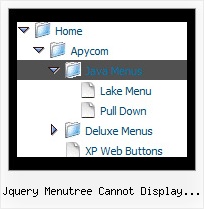 Jquery Menutree Cannot Display Image Tree Expanding Cascading Menu