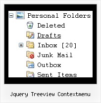 Jquery Treeview Contextmenu Pulldown Tree