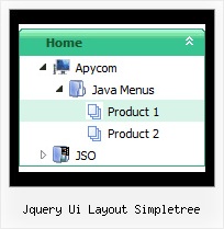 Jquery Ui Layout Simpletree Menus Em Tree