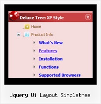 Jquery Ui Layout Simpletree Javascript Tree Hover