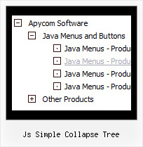 Js Simple Collapse Tree Popmenu Javascript Tree
