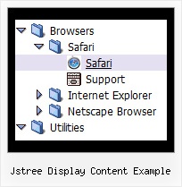 Jstree Display Content Example Tree Navigation Menu Example