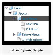 Jstree Dynamic Sample Slide Down Menu Tree View