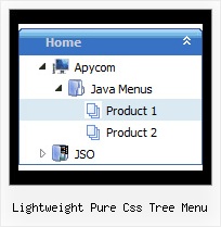 Lightweight Pure Css Tree Menu Tree Popup Menu Example Code