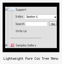 Lightweight Pure Css Tree Menu Tree Menu Submenu Example Expand