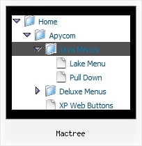 Mactree Tree Expanding Navigation Menu Example