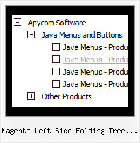Magento Left Side Folding Tree Navigation Expanding Tree Menu